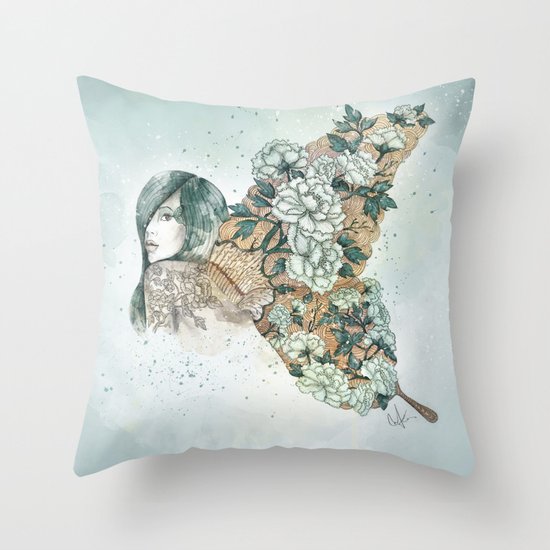 It's growing on me Throw Pillow