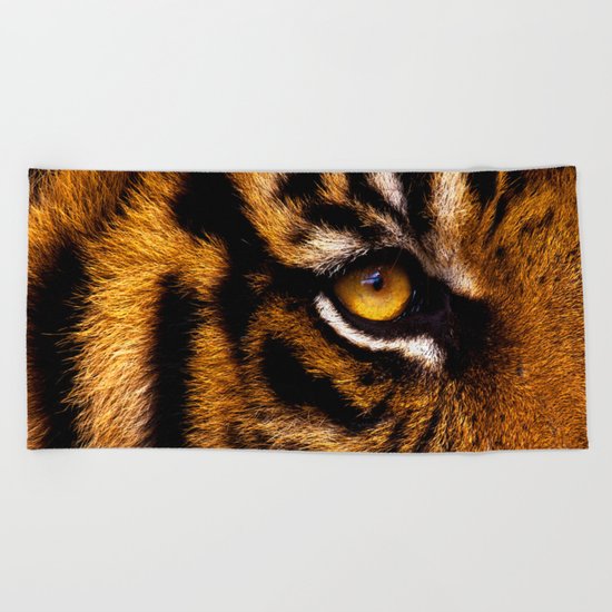 HIS ROYAL STRIPEYNESS Beach Towel