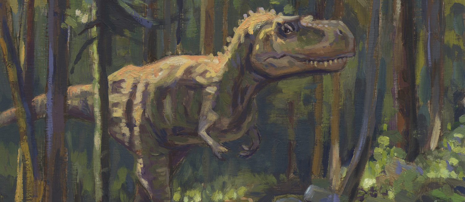 Hunt T Rex Dinosaur Painting By Frank Joseph Coffee Mug By