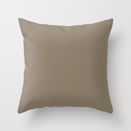 TAUPE color Throw Pillow