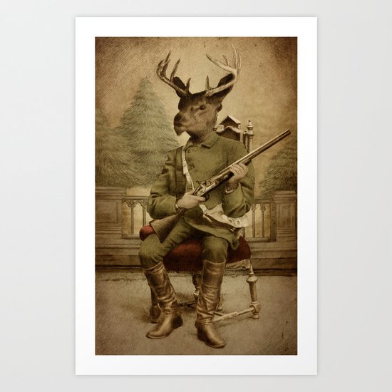 The Deer Hunter Art Print