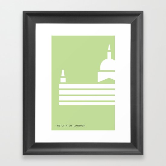 Iconic London: St Paul’s Cathedral Framed Art Print