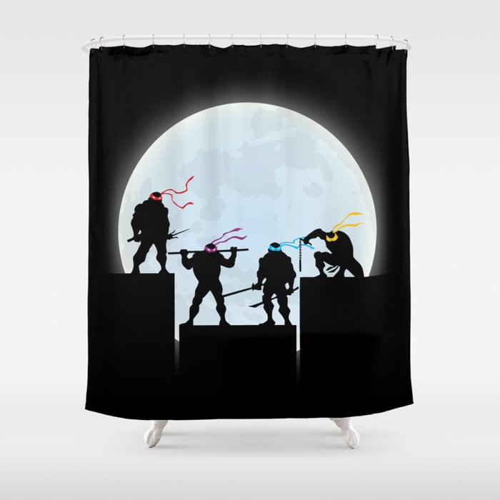 Teenage Mutant Ninja Turtles Shower Curtain By Offbeatzombie