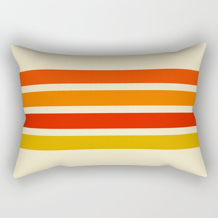 Caratacus - Bright Stripes Rectangular Pillow