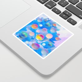 Abstract Bubbles Sticker