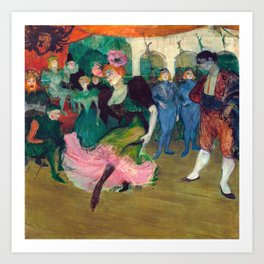 Toulouse-Lautrec - Marcelle Lender, Dancing Bolero Art Print
