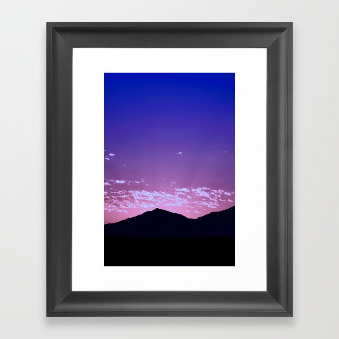 SW Mountain Sunrise - I Framed Art Print