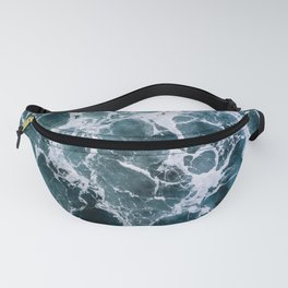 White Splash in a Wave Fanny Pack