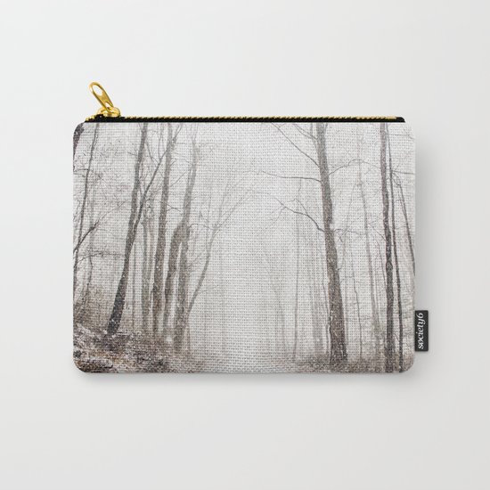 Winter path #photography #society6 Carry-All Pouch