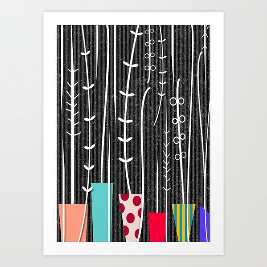 Wild Plants Art Print