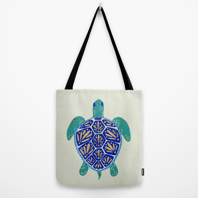 turtle tote bag