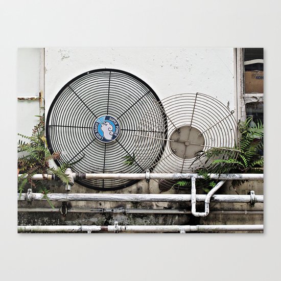 Fan Grilles Canvas Print