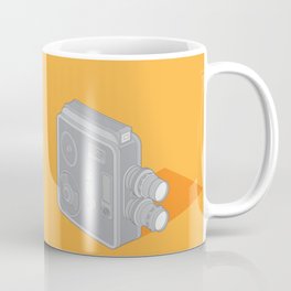 Meopta Camera Coffee Mug | Flat, Graphicdesign, Vector, Axonometric, Design, Vintagestuff, Retro, Vectorart, Camera, Cinema 