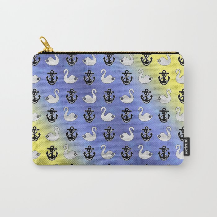 Captain Swan – Lieutenant Duckling pattern Carry-All Pouch