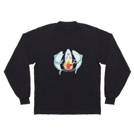 A Shiver of Sharks Long Sleeve T Shirt