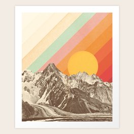 Mountainscape 1 Art Print