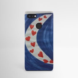 Heart's in moon Android Case