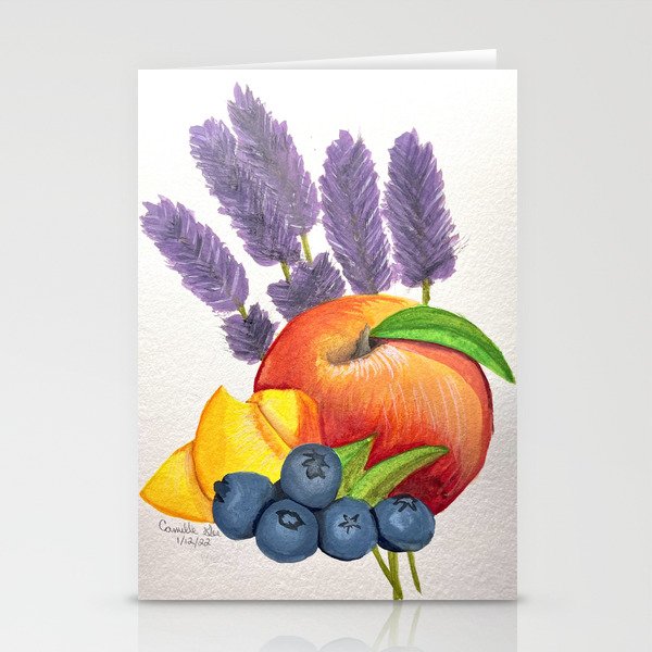 Flowers and Fruit  Stationery Cards
