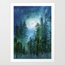 Silent Forest Art Print