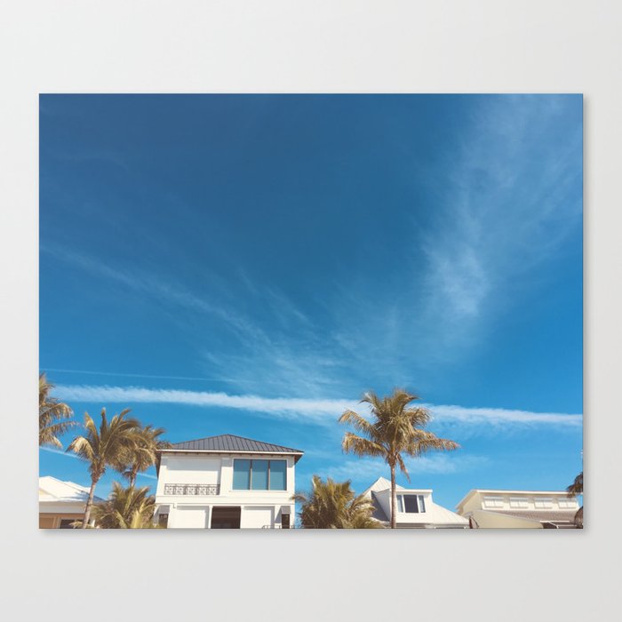 sunny day in florida Canvas Print