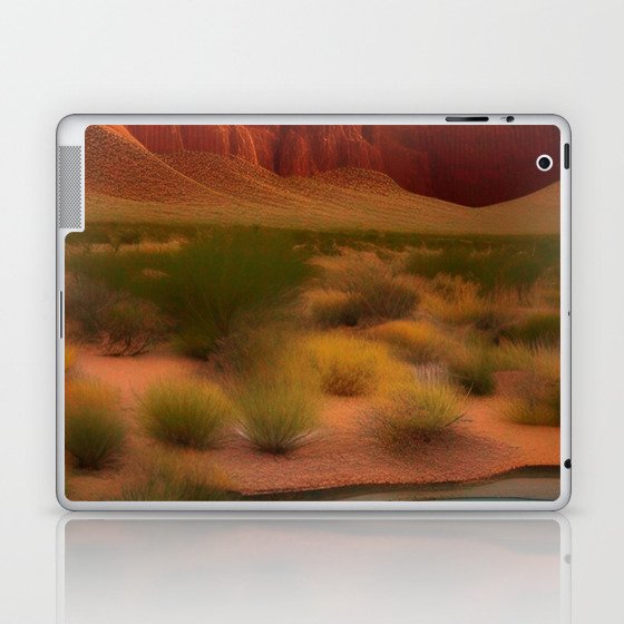 Dusky Southwest Desert - landscape art and southwestern home decor Laptop & iPad Skin