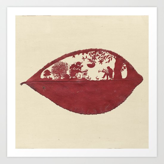 The Deer Maker Art Print