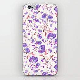 Amethyst flowers – series 2 pattern 2 A iPhone Skin