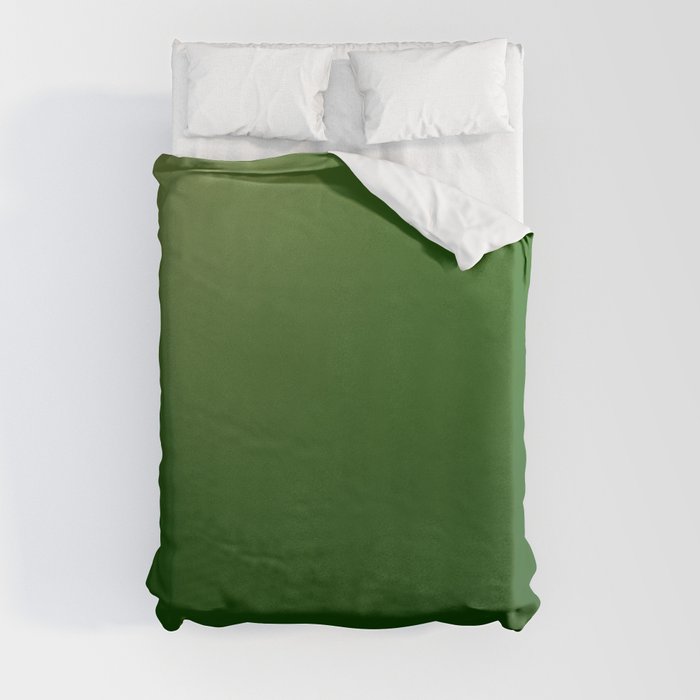 38 Green Gradient Background 220713 Minimalist Art Valourine Digital Design Duvet Cover