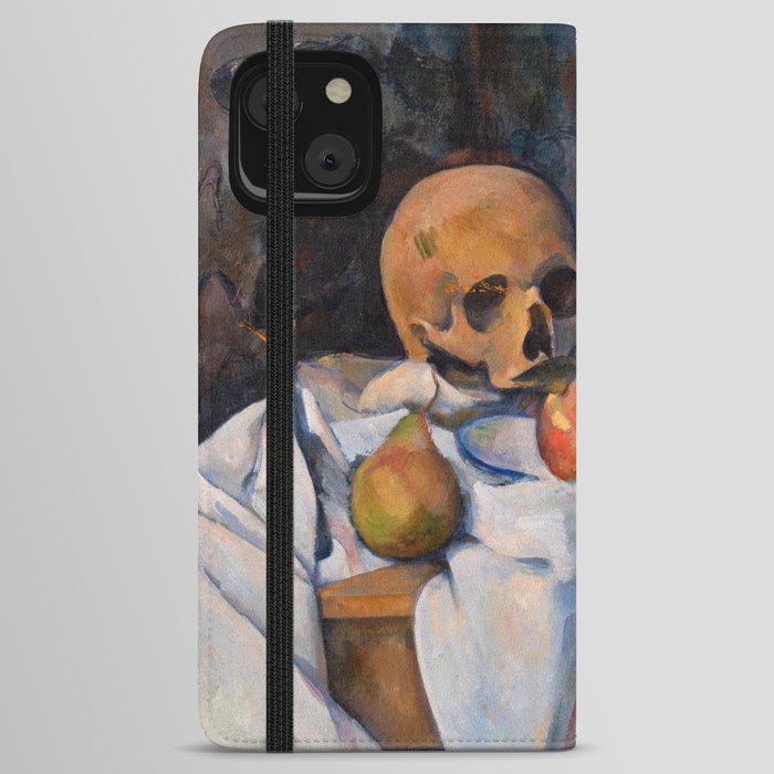 Paul Cezanne - Still Life with Skull iPhone Wallet Case