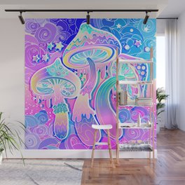 Magic Mushrooms Wall Mural