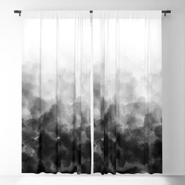 Ombre Smoke Clouds Minimal Blackout Curtain