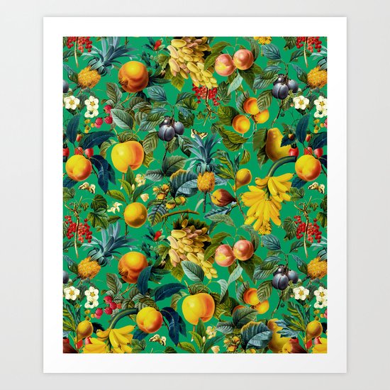 Fruit Pattern Art Print