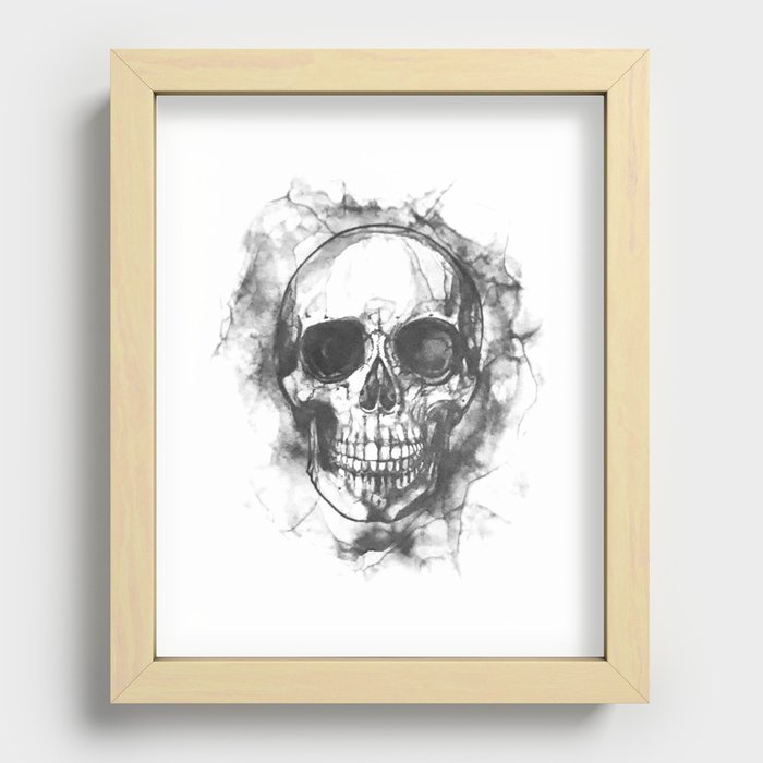 Skull No. 1 Recessed Framed Print