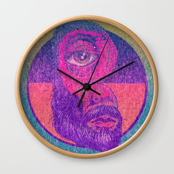 Beard B Wall Clock