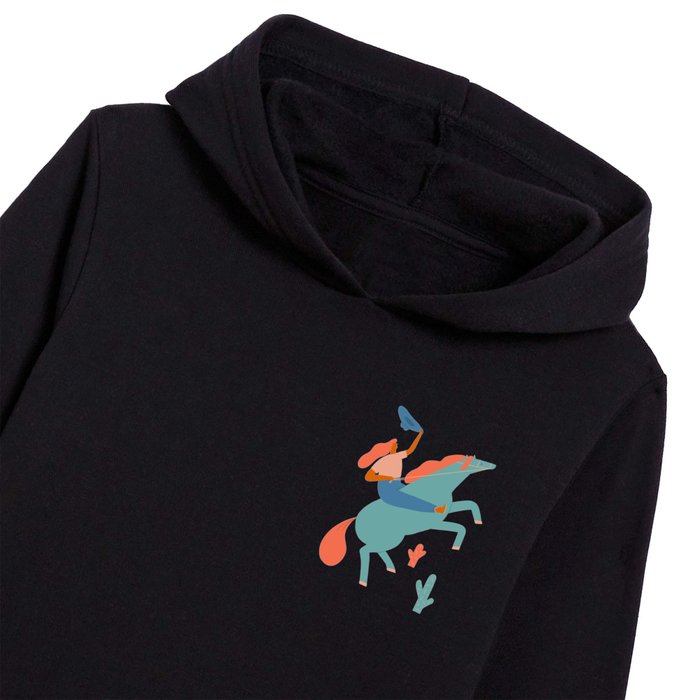 Rodeo girl Kids Pullover Hoodie