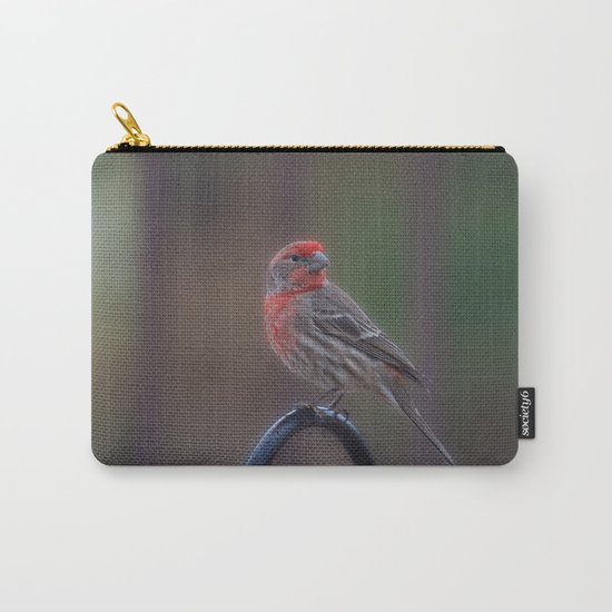 Pretty Bird - House Finch Carry-All Pouch