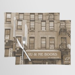 NYC Street | Sepia Photography Placemat