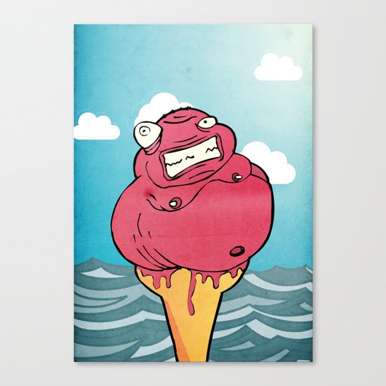 Summer Cream Canvas Print