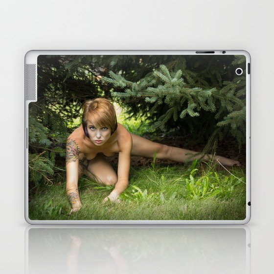 Nude under the spruce 2 Laptop & iPad Skin