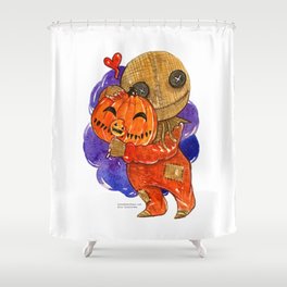 Trick R Treat Sam Hug Shower Curtain