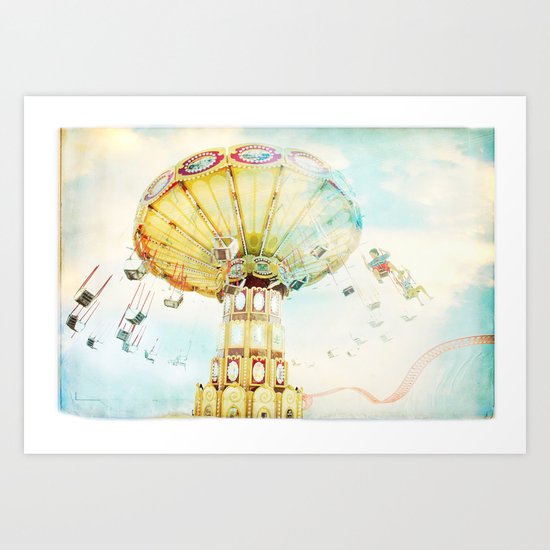 Step back into fun Art Print