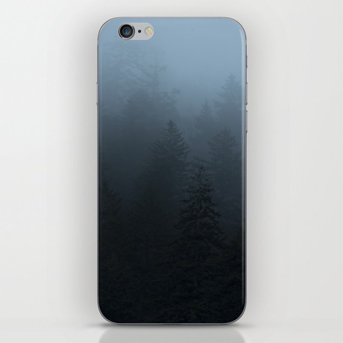 Blue Trees in Fog Great Smoky Mountains iPhone Skin