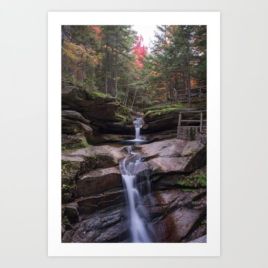 Sabbaday Falls October 2016 Art Print