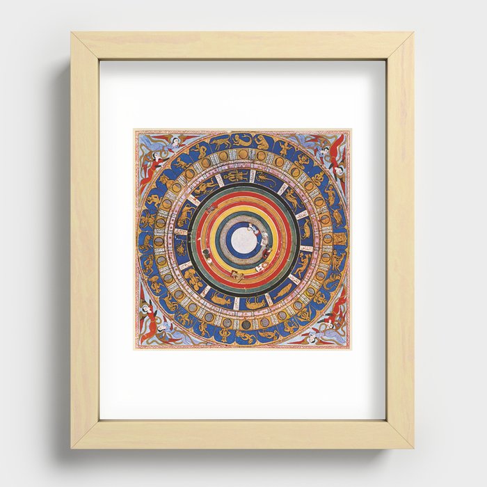 ANCIENT ZODIAC Recessed Framed Print