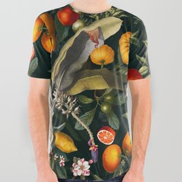 Vintage Fruit Pattern XXII All Over Graphic Tee
