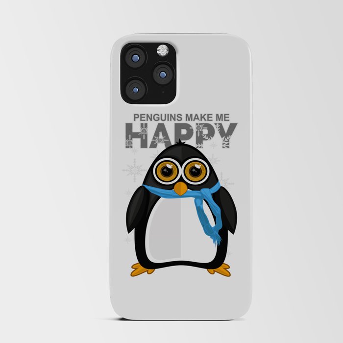 Penguins Make Me Happy iPhone Card Case