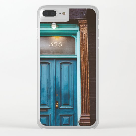 Brooklyn Door II Clear iPhone Case