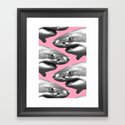 Shark pattern Gerahmter Kunstdruck