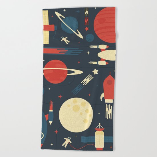 Space Odyssey Beach Towel