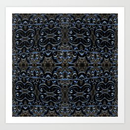 Sacred Gothic Charm Dark Mandala Print Art Print | Mandala, Visionary, Artprint, Gothic, Love, Gothicart, Psychedelic, Mandalaart, Trippy, Modern 